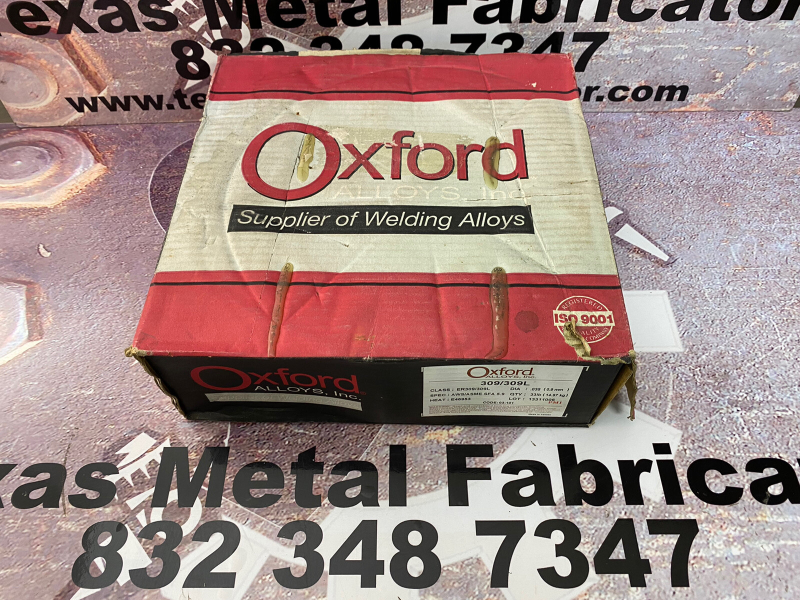 Oxford Welding Wire ER309/309L .035” 33Lbs