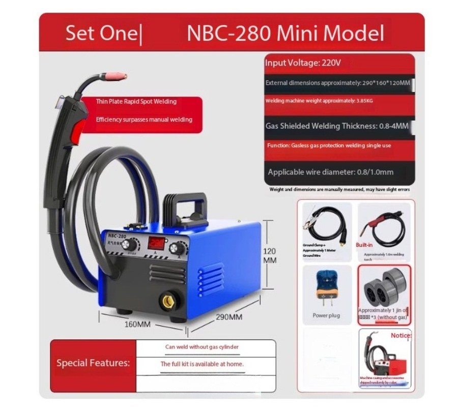 Airless Dual-Drive Integrated CO₂ Gas Shielded Welding Machine 220V Industrial