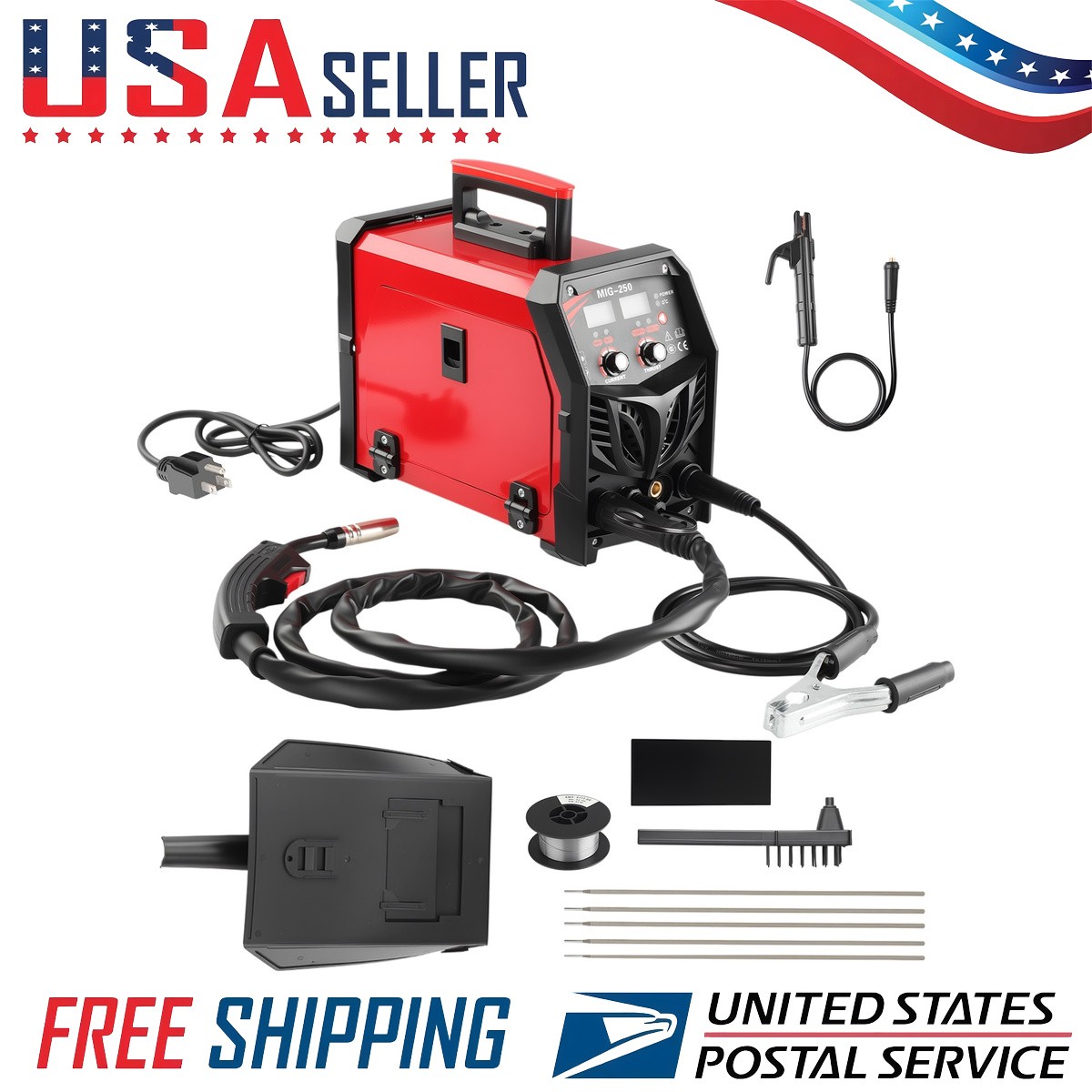 MIG Welder Portable Welder for Home DIY Flux Core Welder Lift TIG Stick