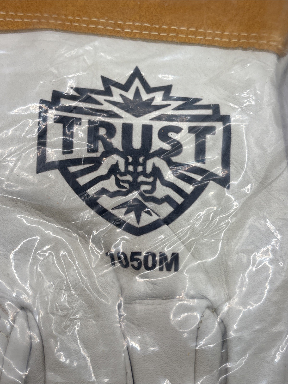 (6 Pack )Trust 1050M Select Top Grain Cowhide Unlined Mig Welders Glove Medium