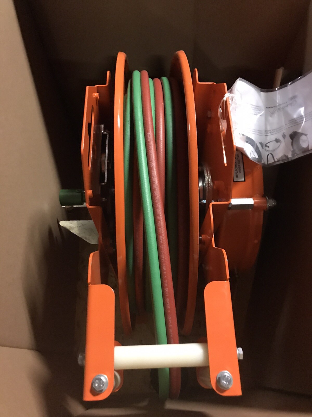 Hubbell Gleason,UH62-4-4-144524,WELD Cable Reel GR055316 100Ft 3/8″ Oxy/ACET