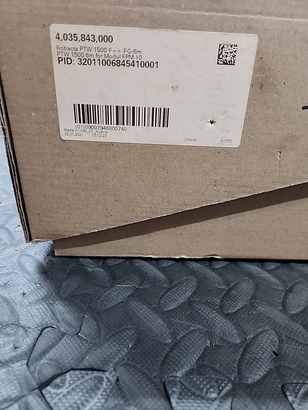 Fronius 4,035,843,000 Robacta PTW 1500 F++/FG/6m Plasma Robot Welding Torch NOS
