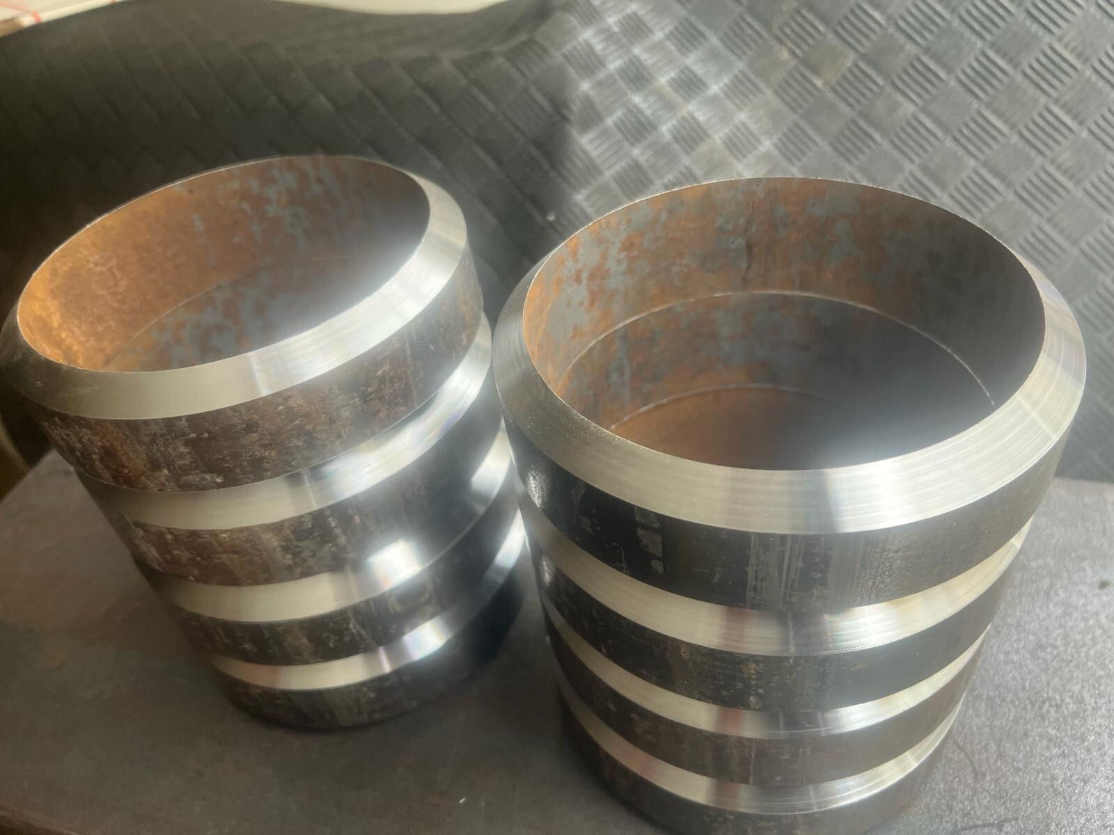 Welding COUPONSs, Pipe 12” X 1/4” Wall Thick X 2″ +/-3/16″ Long. Set of 1 pair