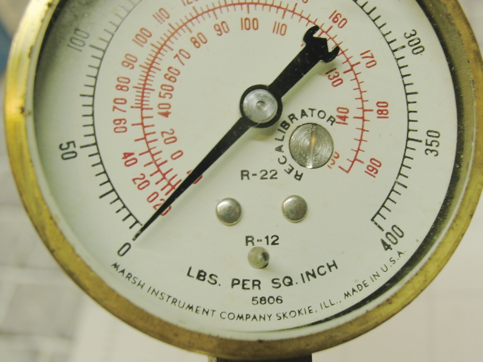 Stainless steel + Brass Gas Pressure Regulator ( MATHESON #3476 ) 0-400psi