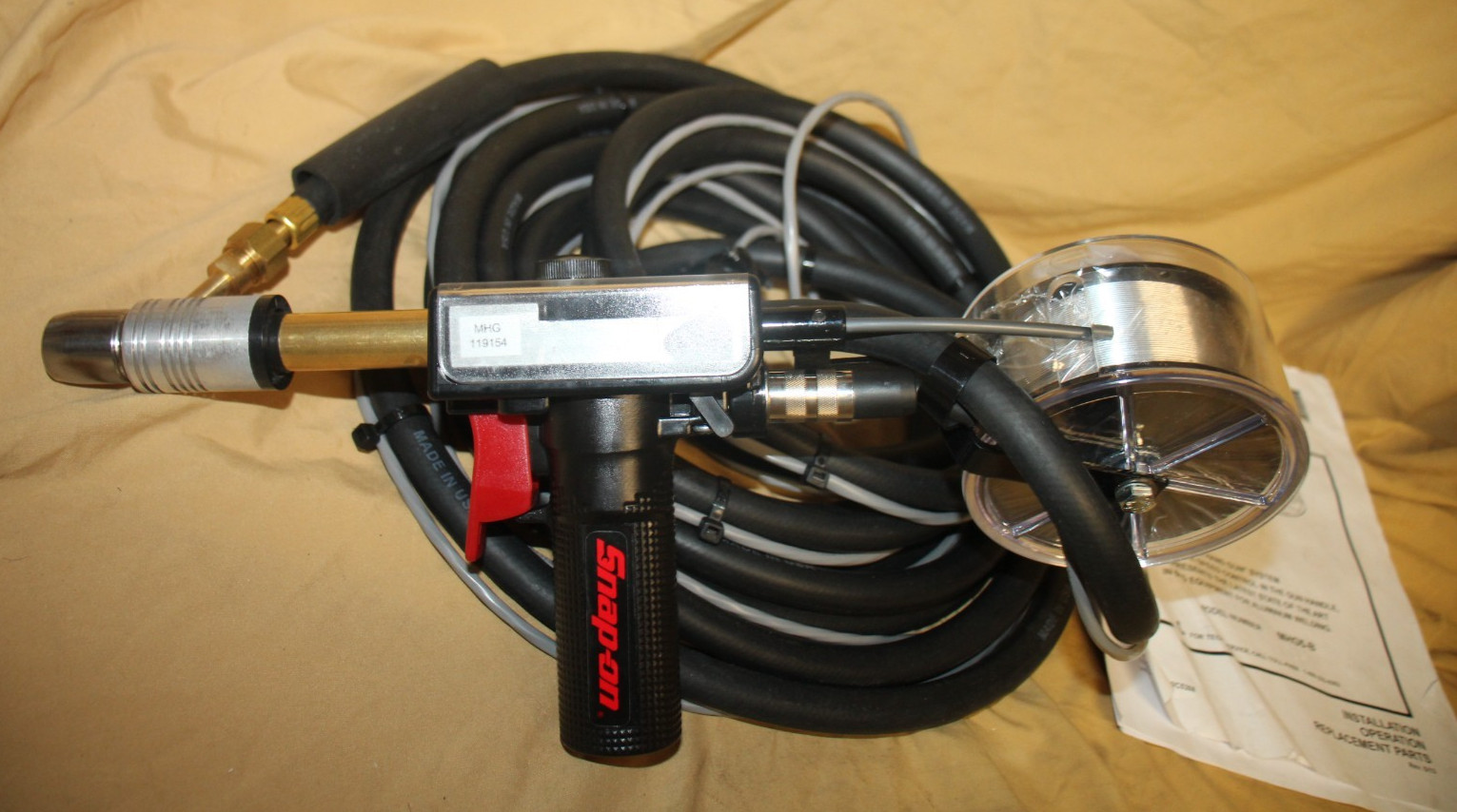 Snap-on MHG5-B Aluminum Mig Welding Spool Gun for MM140SL MM250SL Mig/Tig Welder