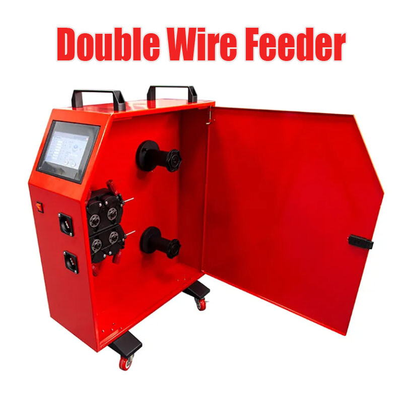 Touch Screen Laser Machine Accessories Multi Functional Double Auto Wire Feeder