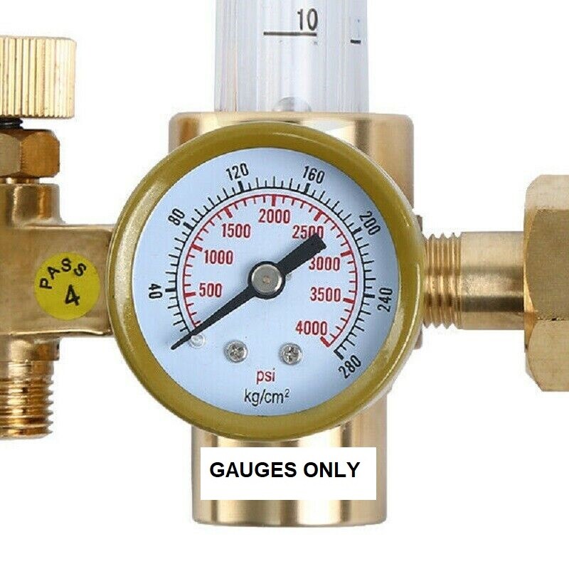 Pressure Gauge 4000 PSI 1.5″ Replacement Flow Meter Gauge for HRF Series