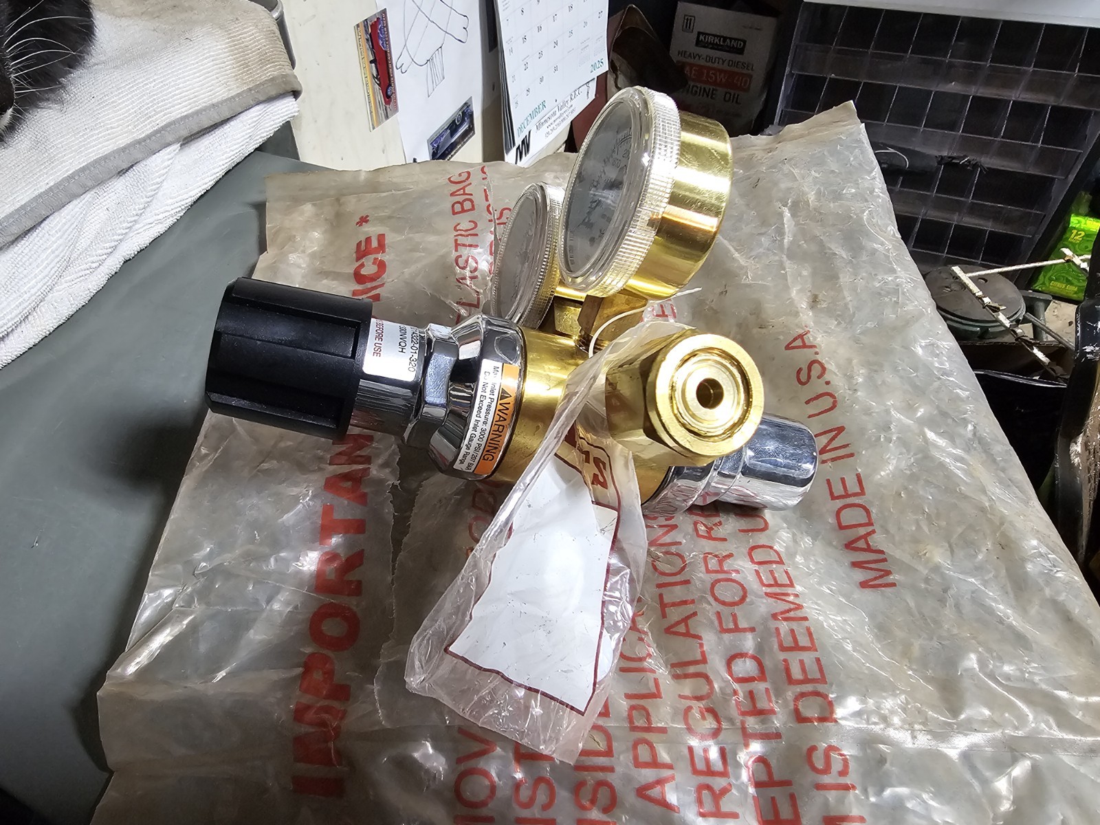 Concoa 6014322-01-320 Precision Gas Regulator 320 601 Laser Beam Co2