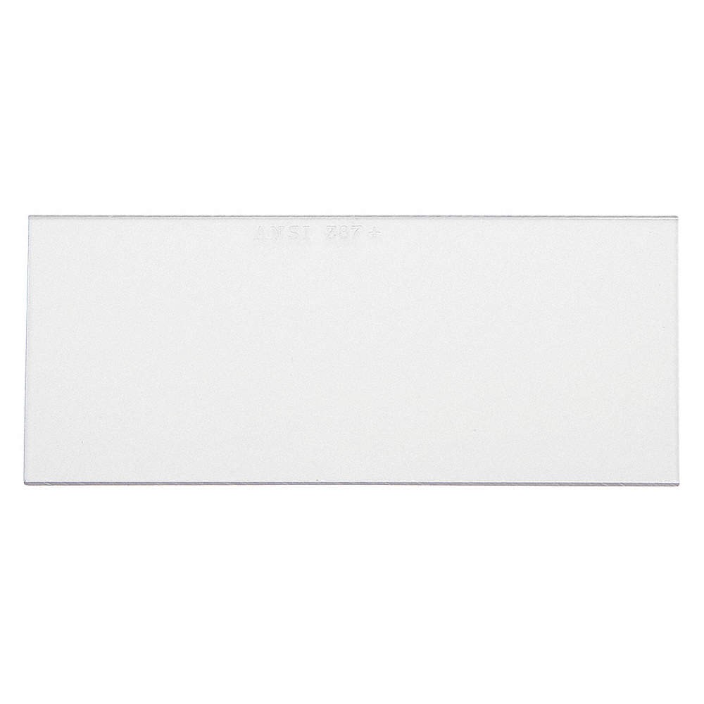 HONEYWELL FIBRE-METAL CL242 Polycarbonate Filter Plate,2In x4-1/4 In PK 5