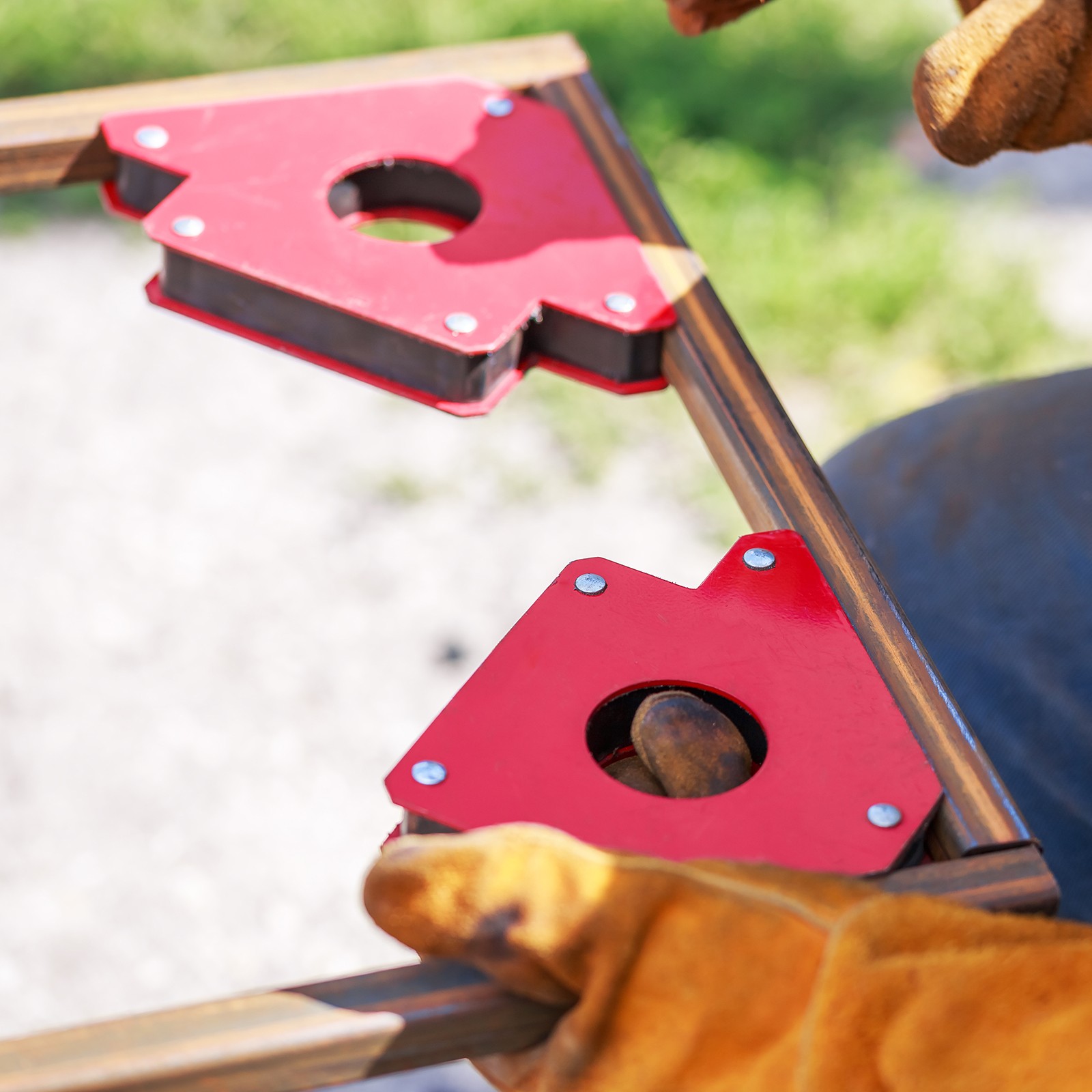 2pcs Welding Magnet Holder, 55LBS 30，45，60，75，90 Degree Multi‑Angle Magnetic