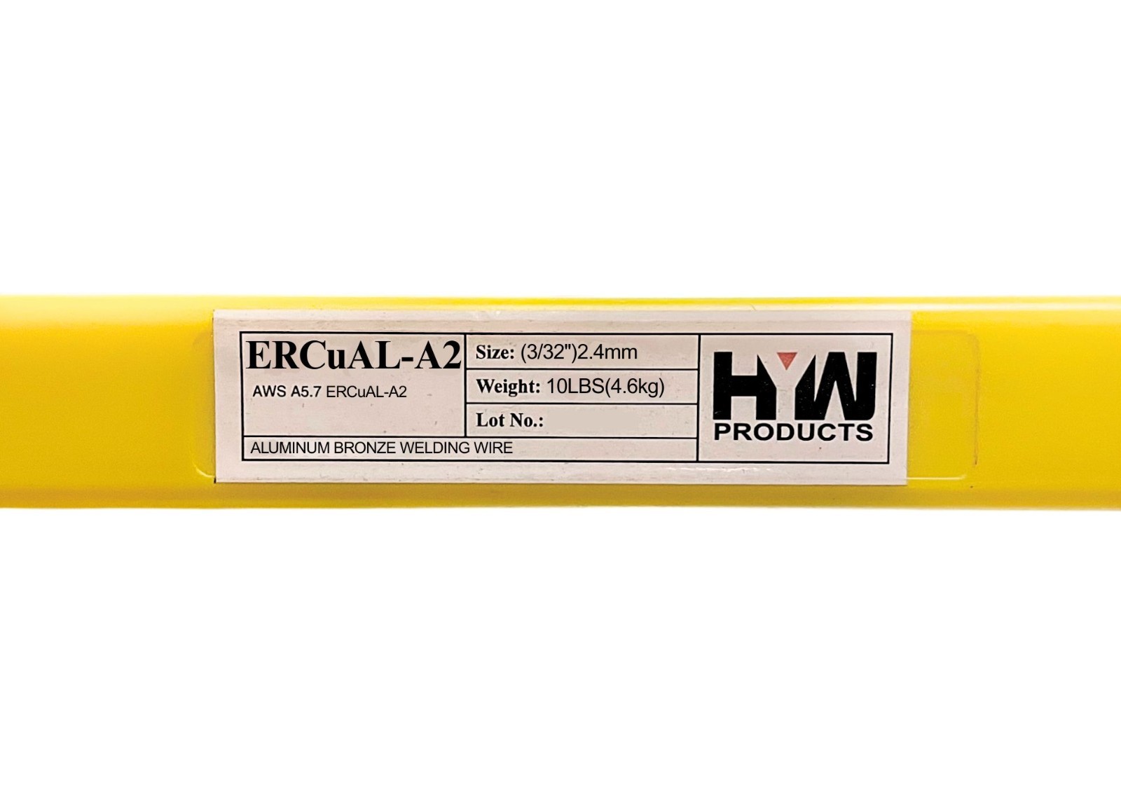 ERCuAl-A2 Aluminum Bronze A2 Copper TIG Welding Wire 3/32″ x 36″ 2-Lb
