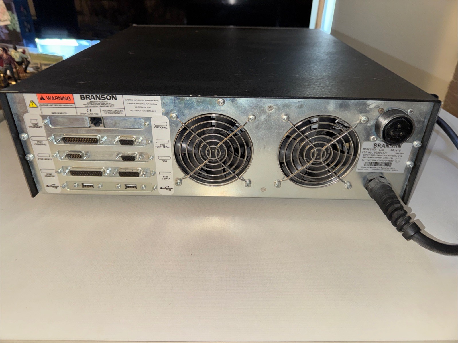 Branson Versa GraphiX Universal Controller Power Supply UNTESTED