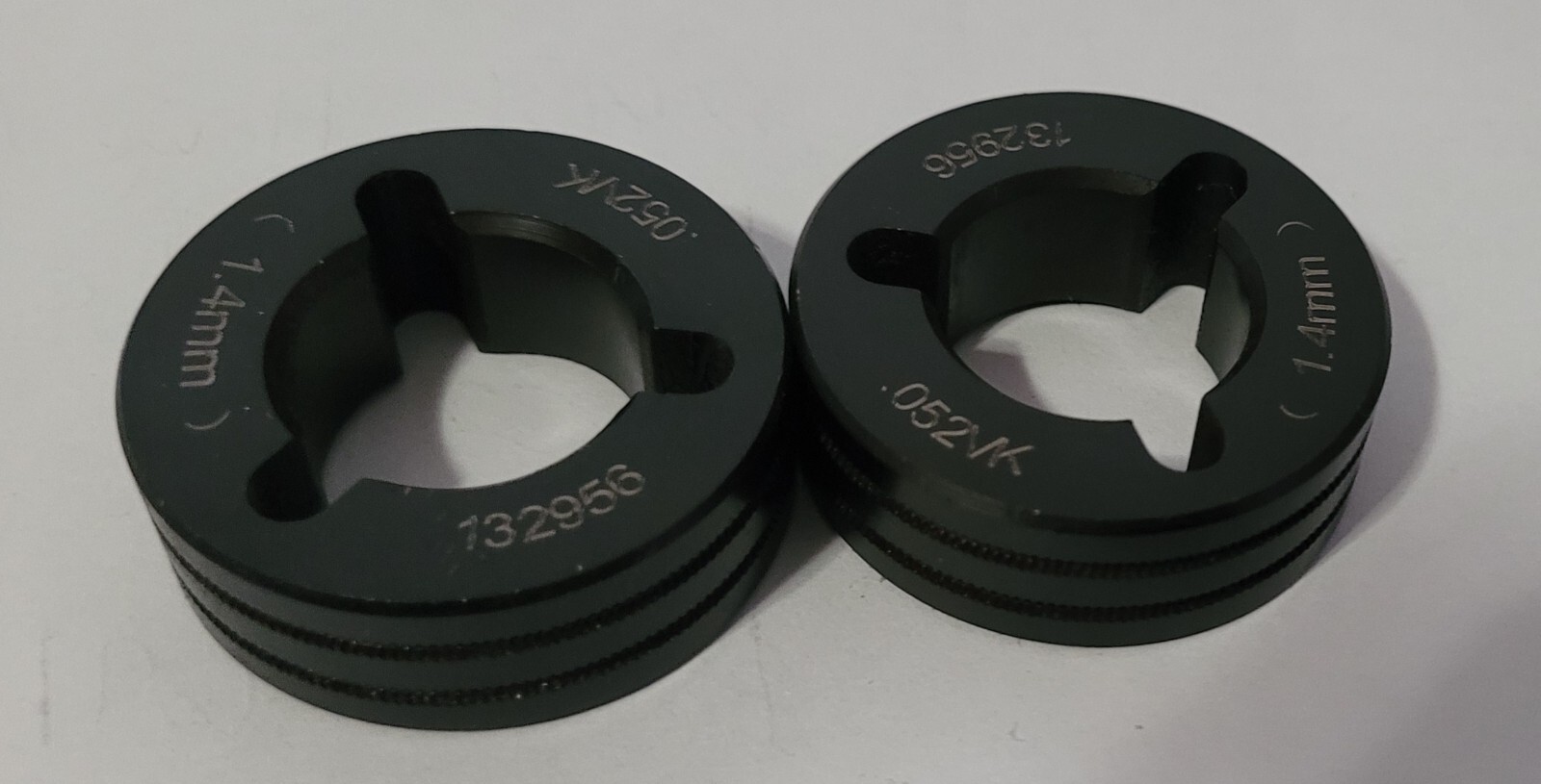 Set Of 2 Knurled Drive Rollers .052 Compatible with Miller 8VS 12 VS Suitcase