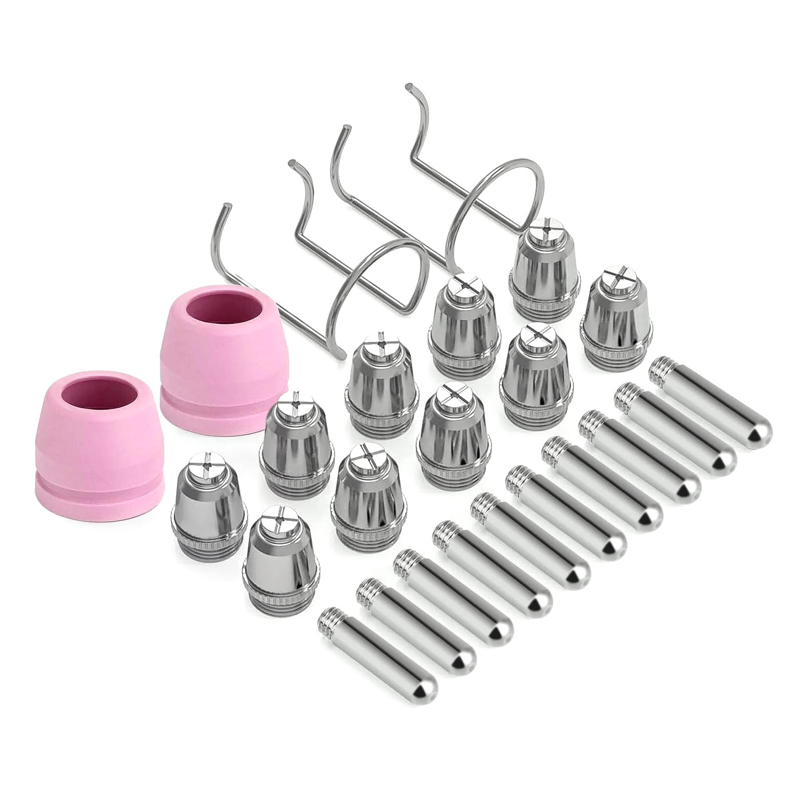 24pcs New Plasma Cutter Torch Consumables Complete Kit for CUT60SP, CUT50DP