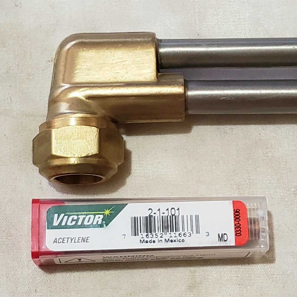 Victor Journeyman Welding Cutting Torch Set CA2460+ Attachment 315FC+ Handle Tip