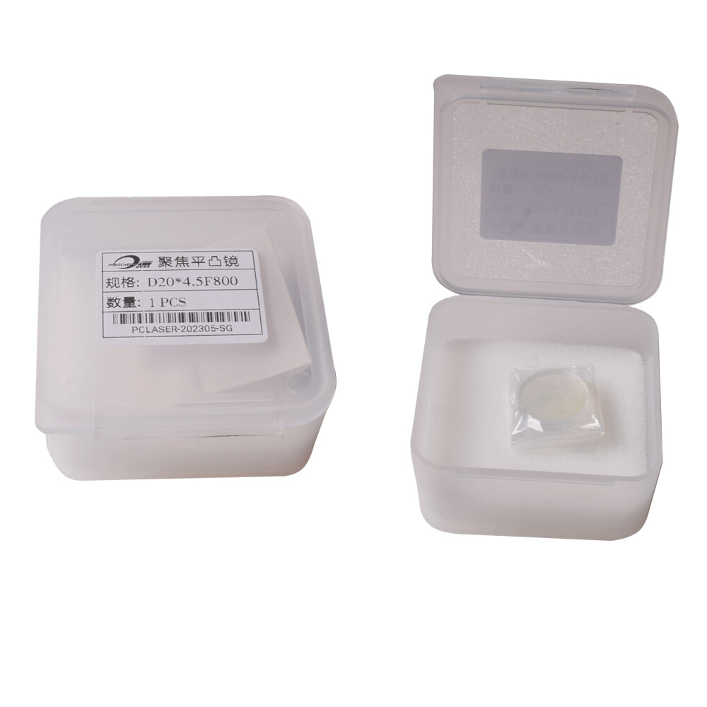2Pcs D20mm 4.5 F800 Cleaning Lens for Sup23T Laser Gun & Relfar FWH30 Laser Gun