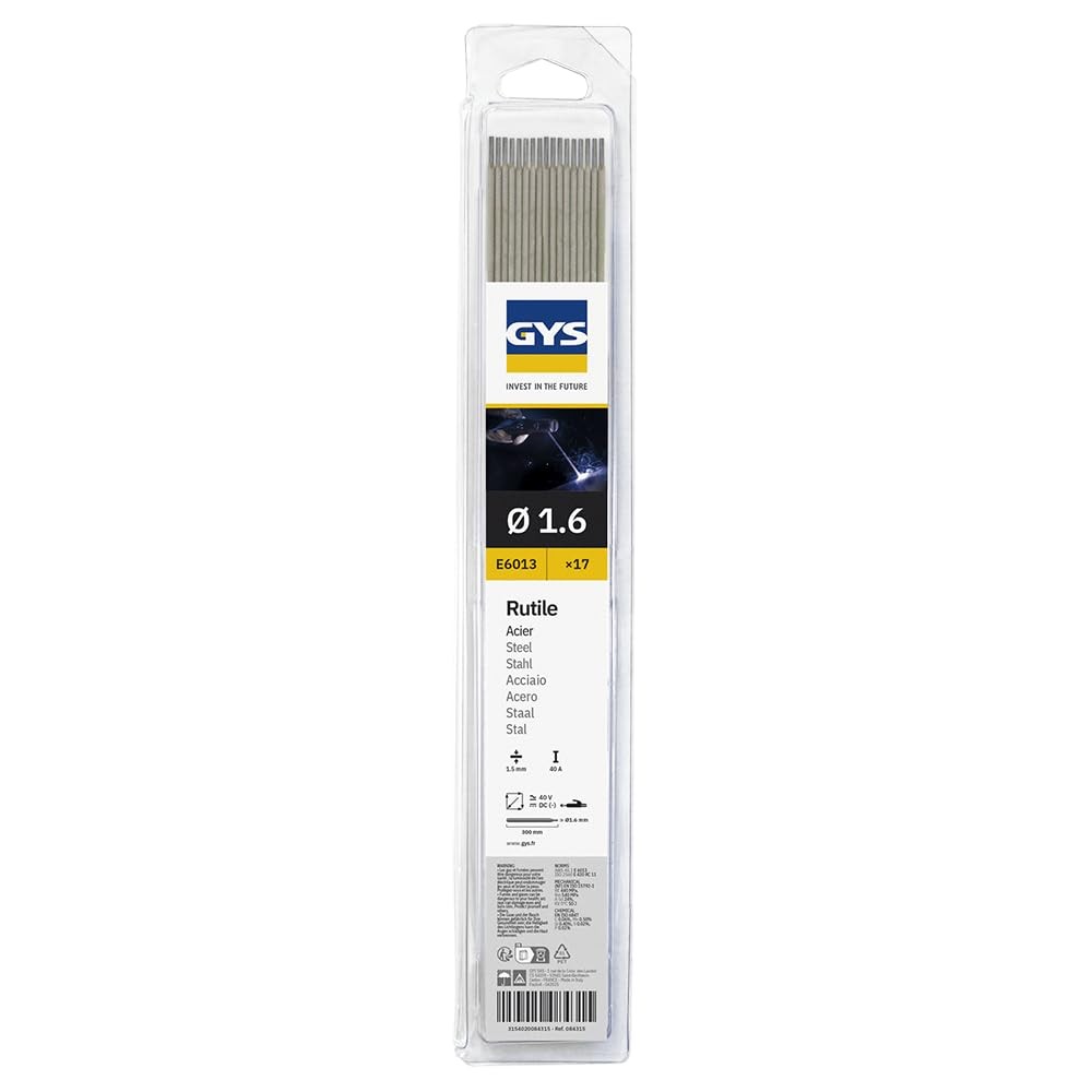17 Rutile Rod Electrodes for Steel, 0.2 x 30 cm