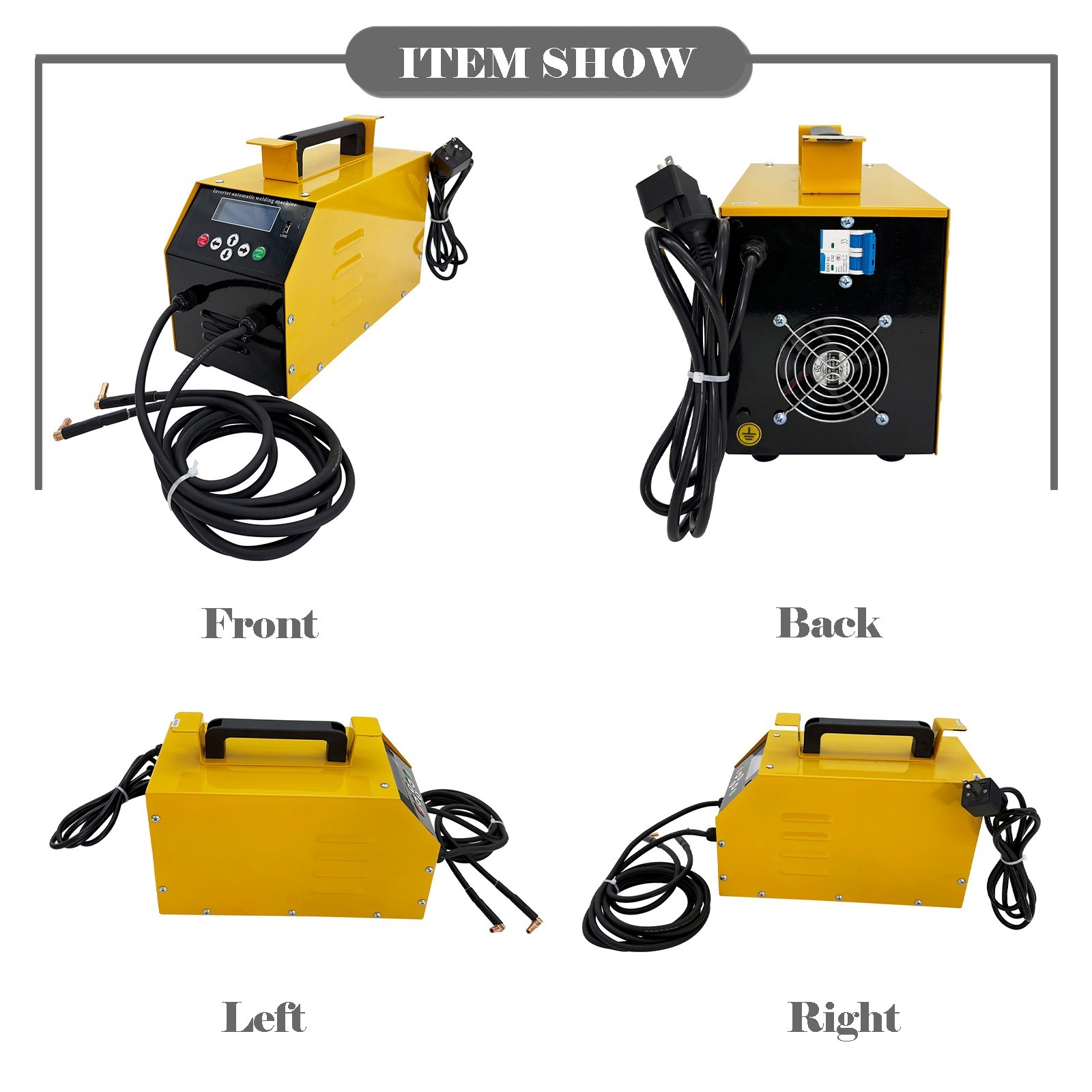 Portable Inverter Auto Electrofusion Welder PE Pipe Welder 20-400MM 170-250V