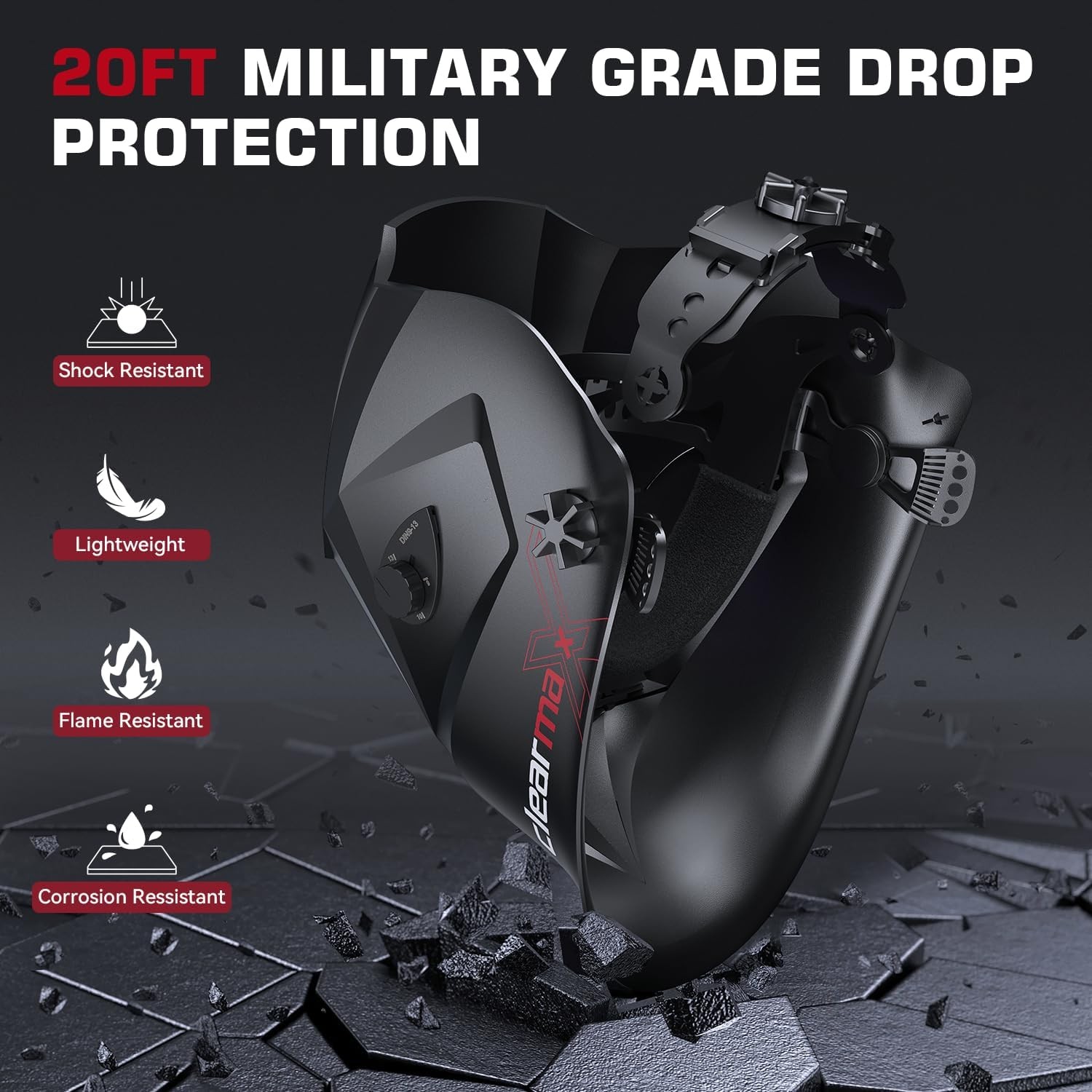 ARCCAPTAIN iControl CUT55 MP Blowback Pilot Arc Non-HF 120V/240V+ Welding Helmet