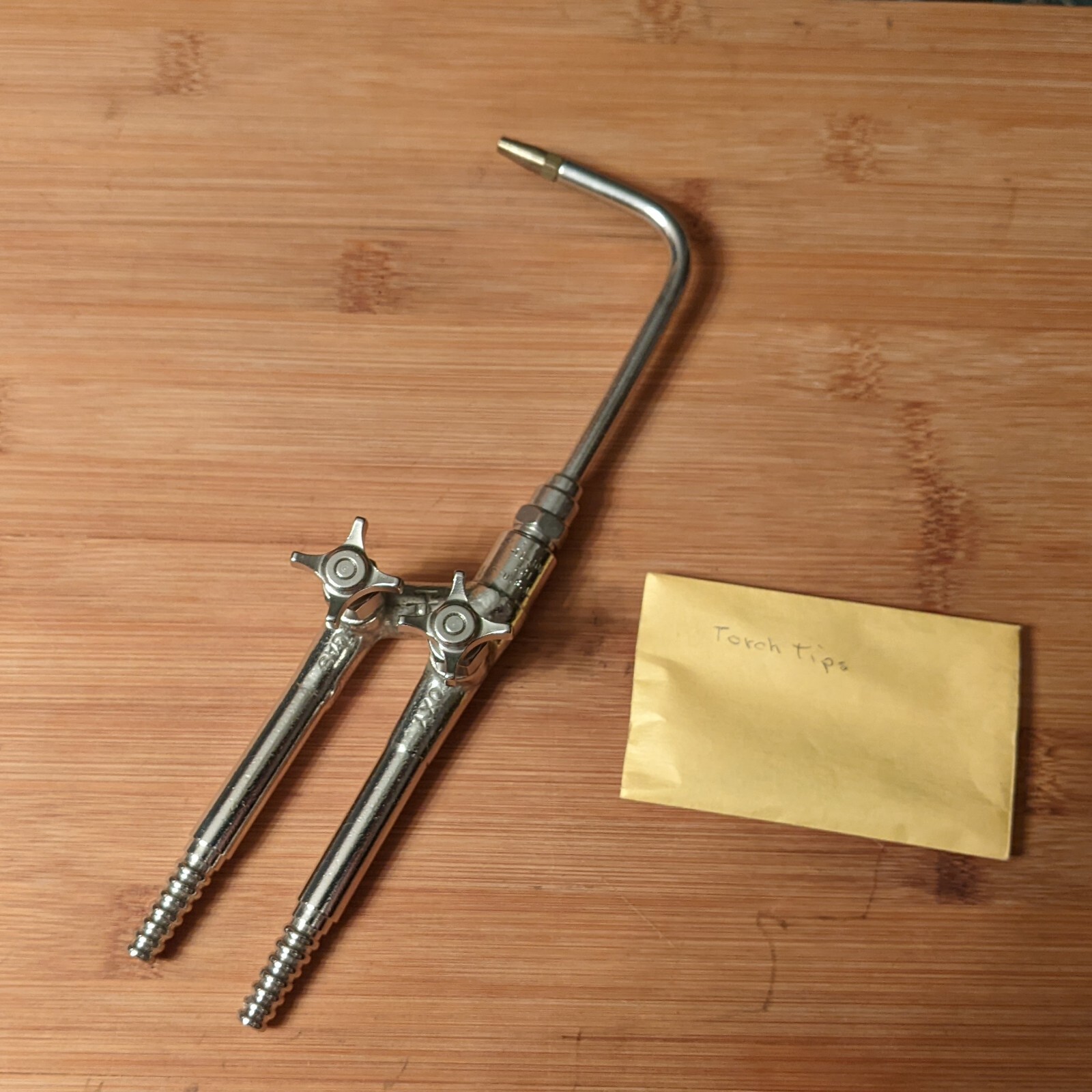 Jewelers Gas Torch HR Superior No. 11-401 Welding Soldering With 4 Tips USA