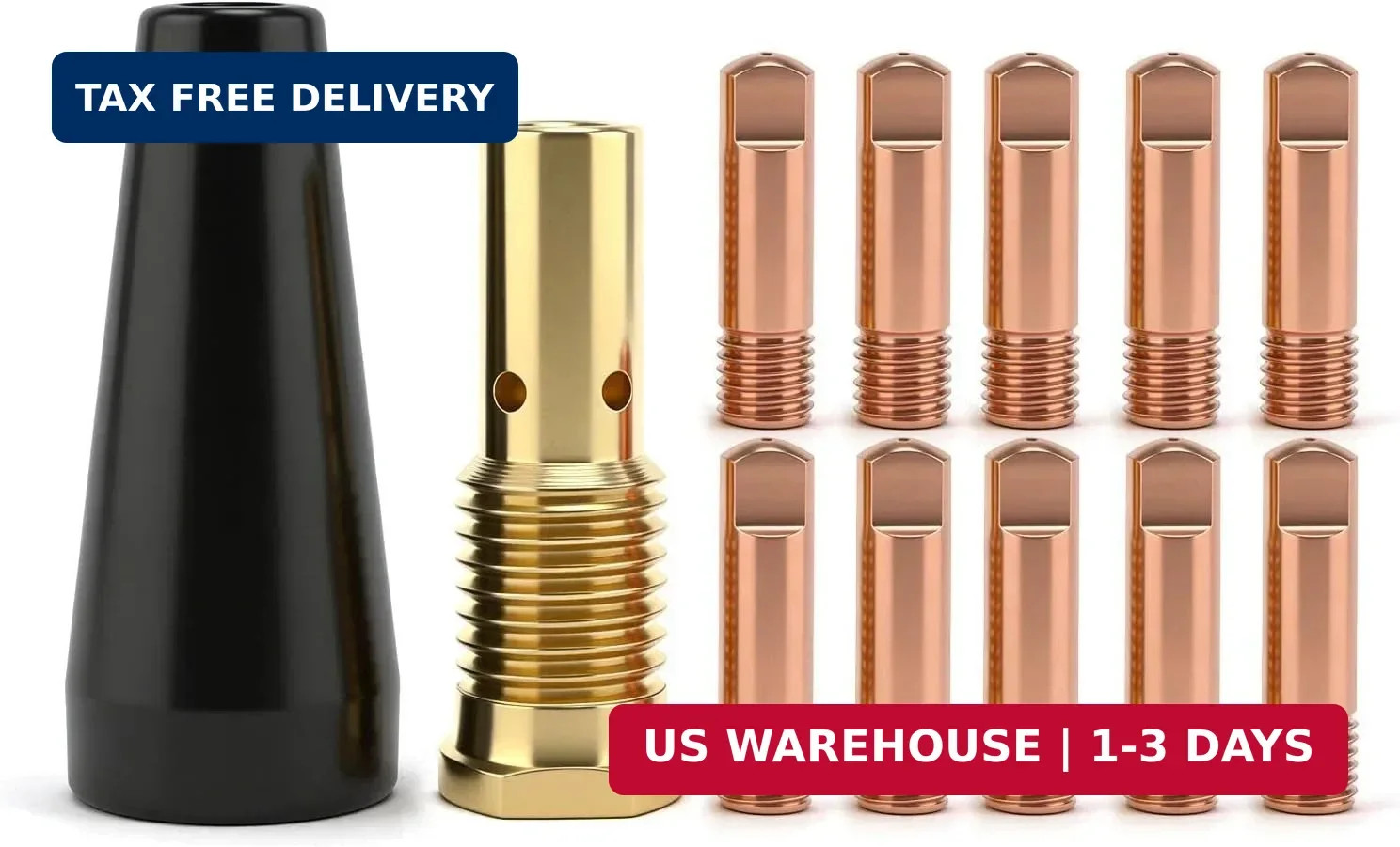 12PK .030 contact tip nozzle kit Fits Lincoln Century 80GL FC90 90i FC & Chicago