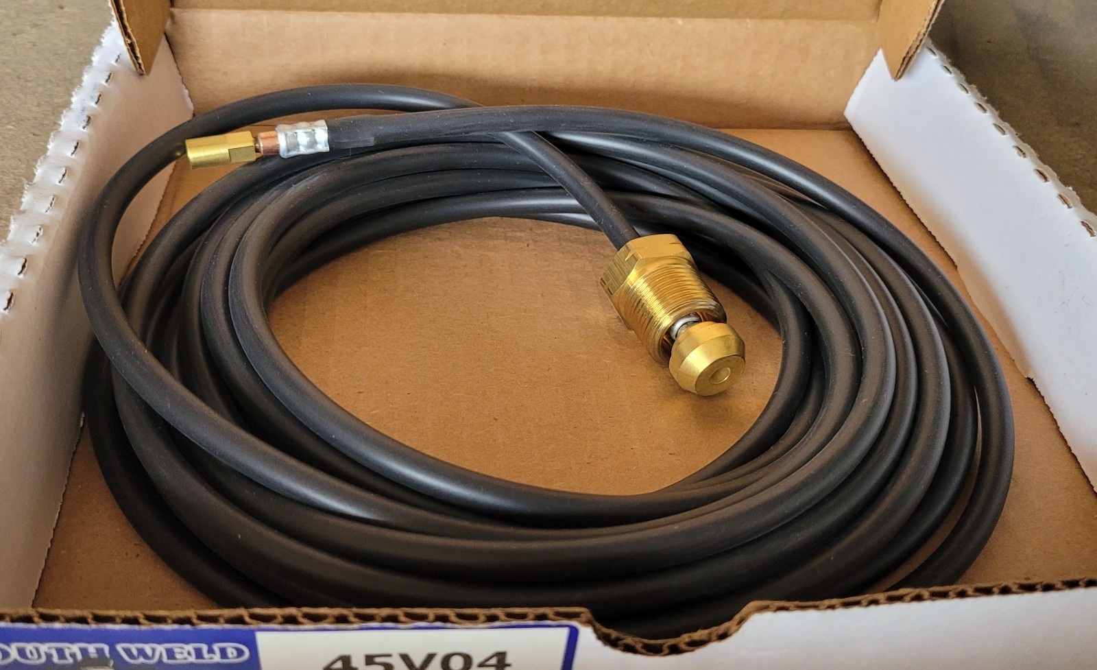 45V04, TIG, Vinyl Power Cable For Series 20 Torches, 25 ft, Vinyl