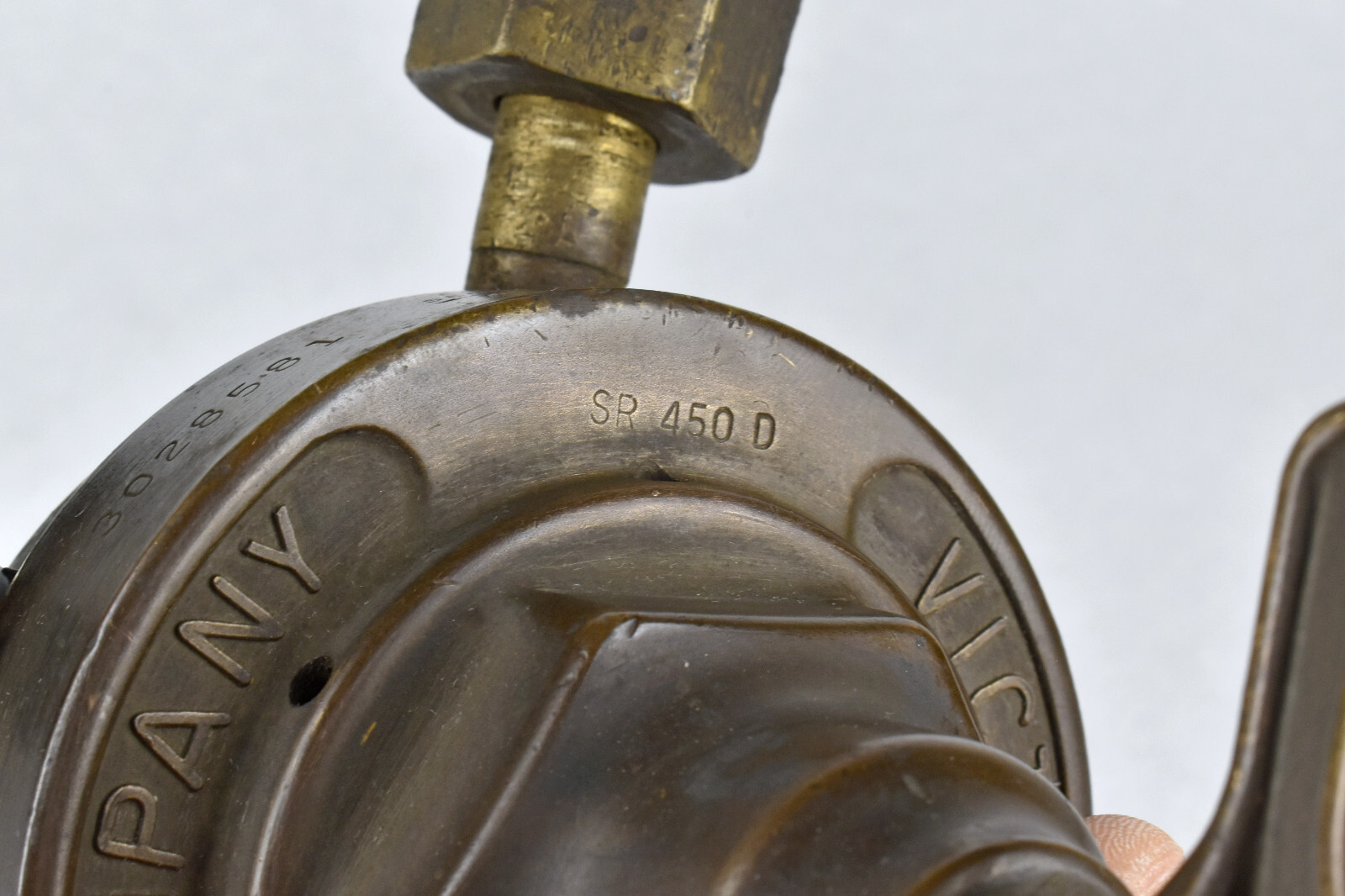 Vintage Victor Equipment Company Compressed Gas Regulator SR 450D