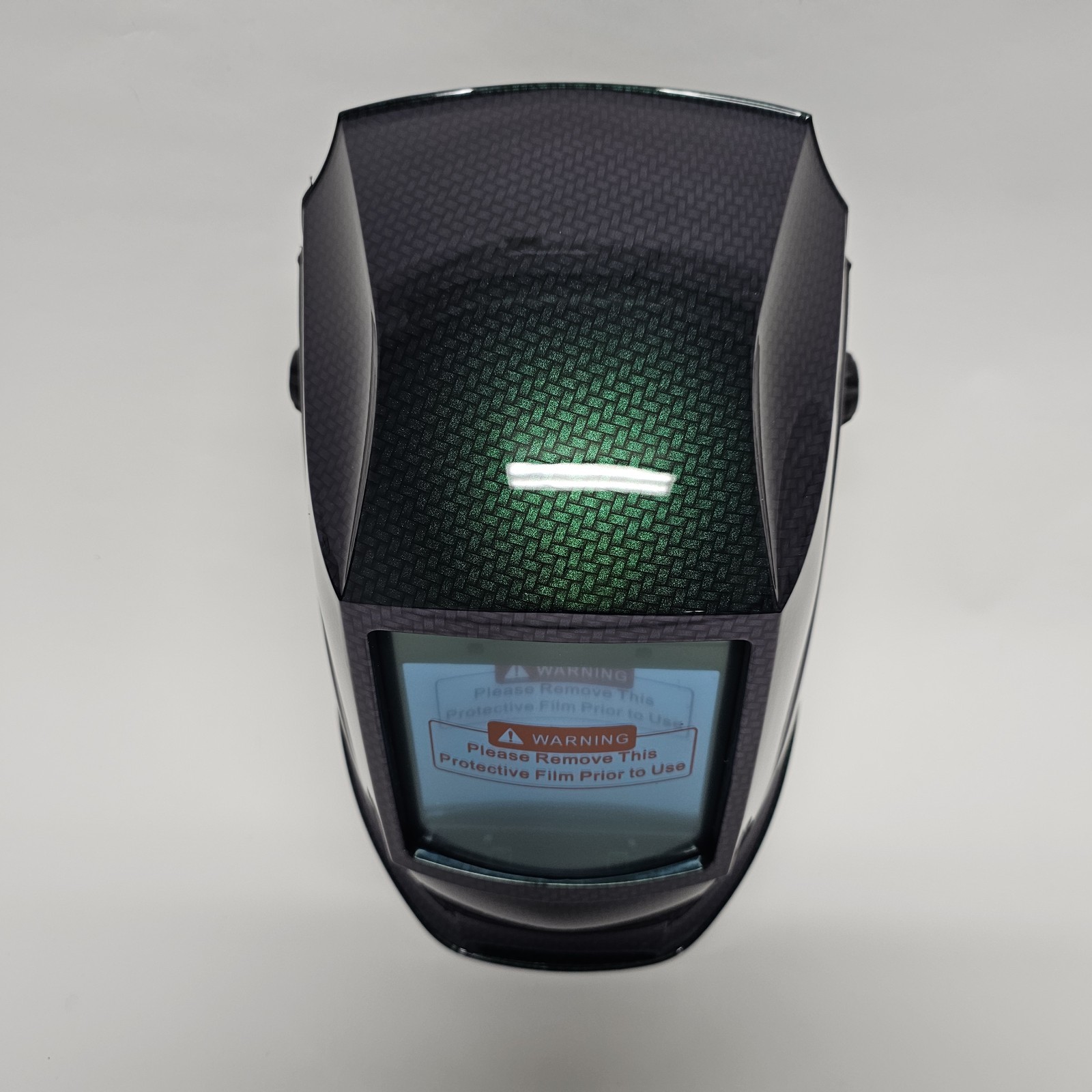 Hydro Dipped Welding Helmet AUTO DARK FLIP FLOP GREEN TO PURPLE Carbon Fiber