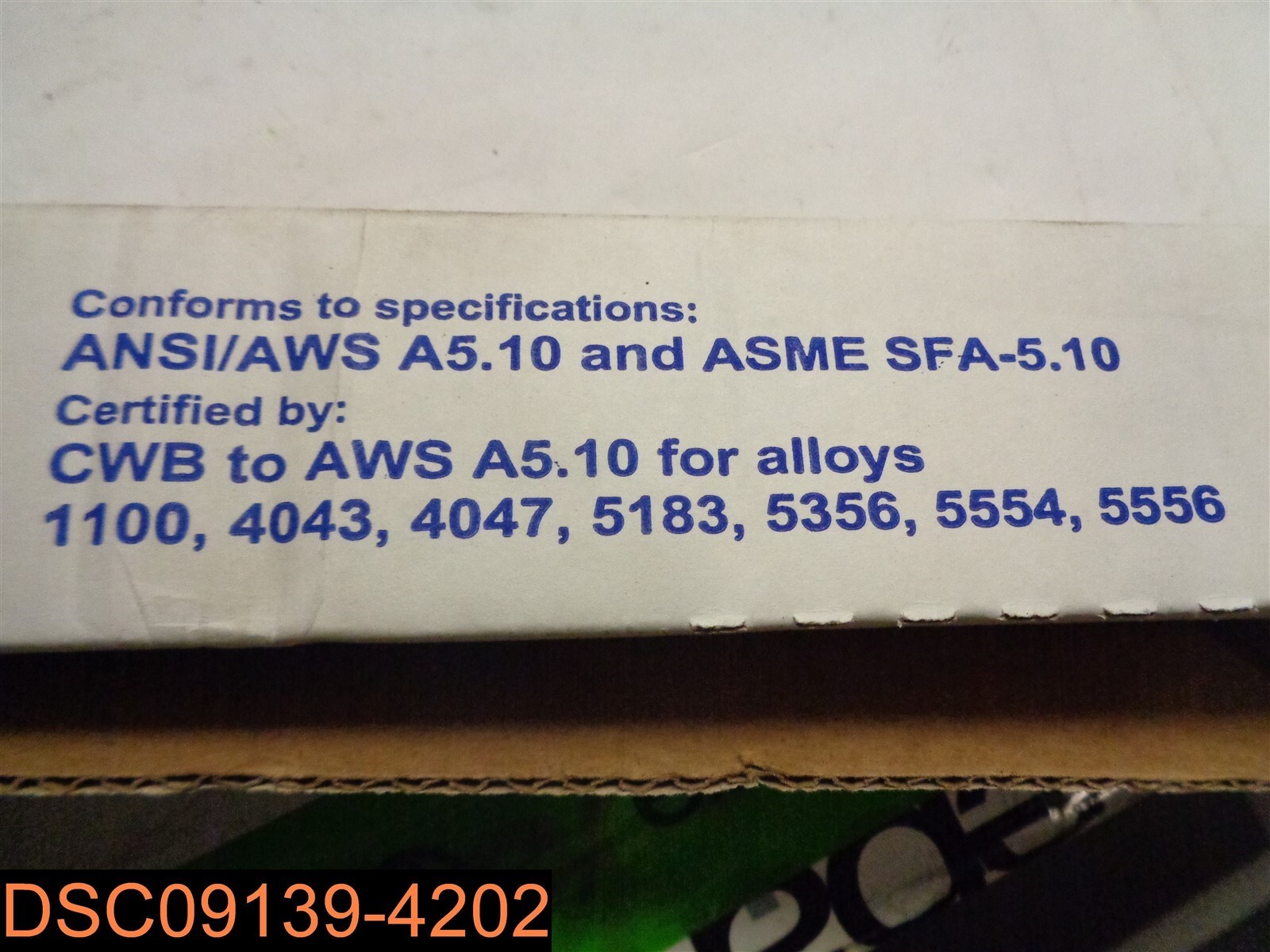 Qty =10lbs: Alcotec R5356 TIG Rod – 3/32 in – 36 in 535636094