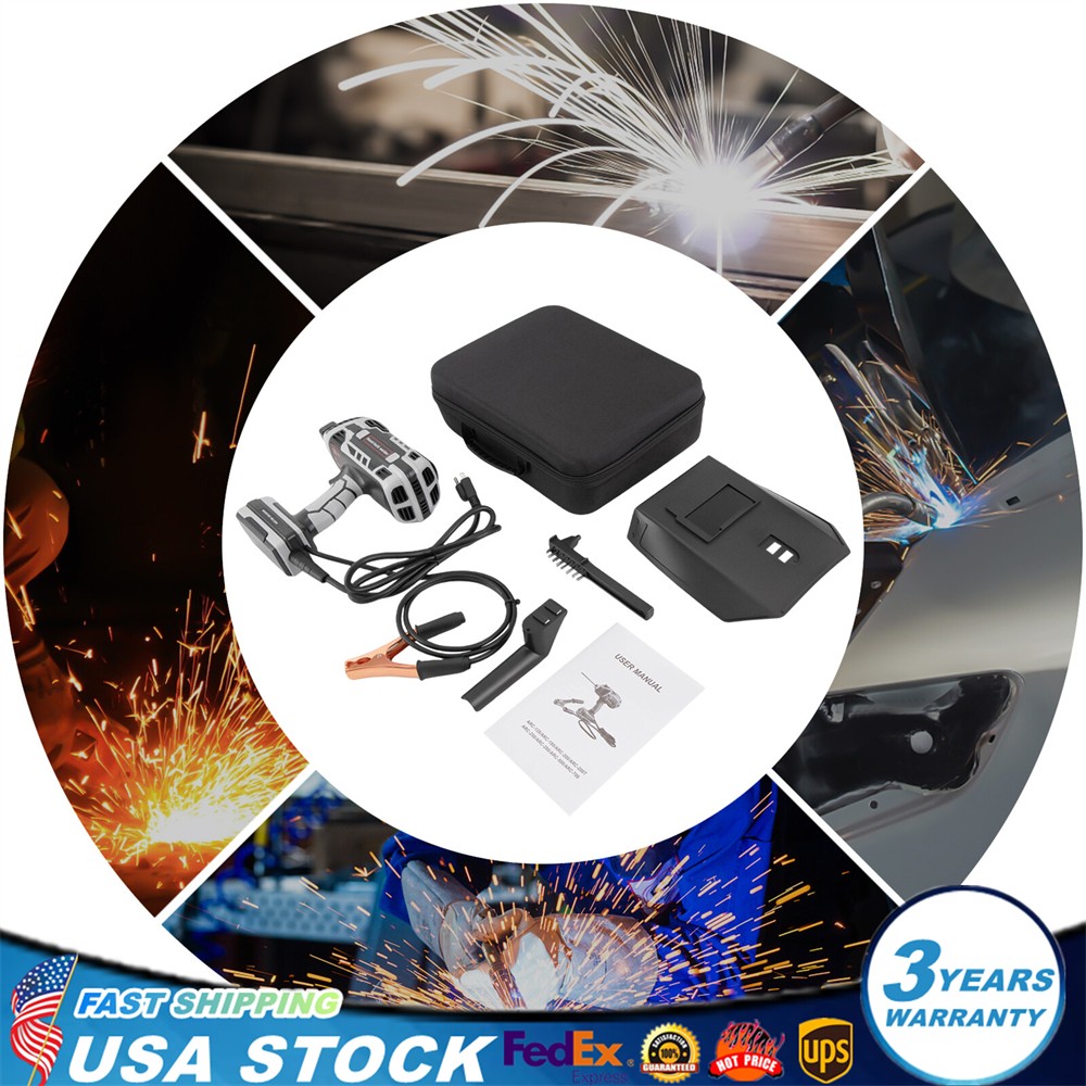 110V Portable Welding Machine Handheld Portable ARC Laser Welder Gun Kit 4600W