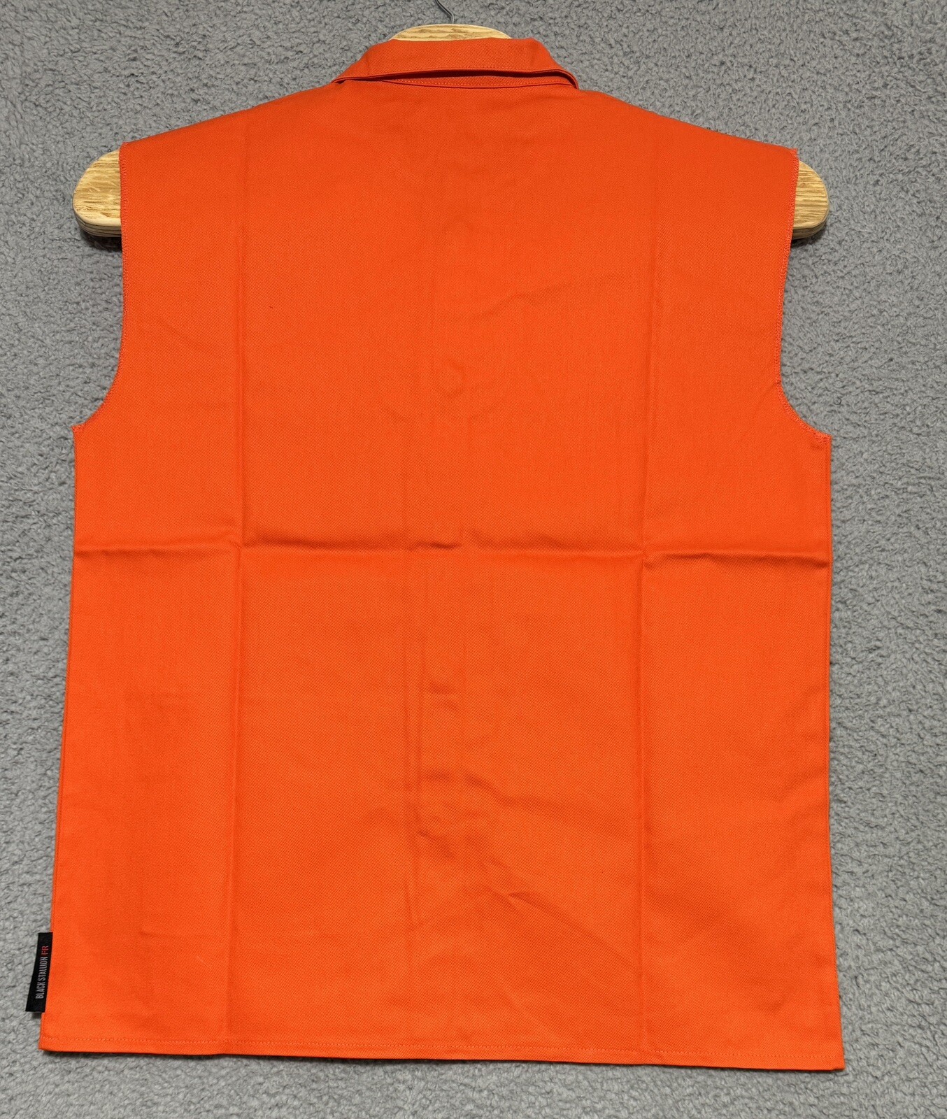 Black Stallion Flame Resistant Hybrid Jacket Vest Welding Orange Mens Medium NEW