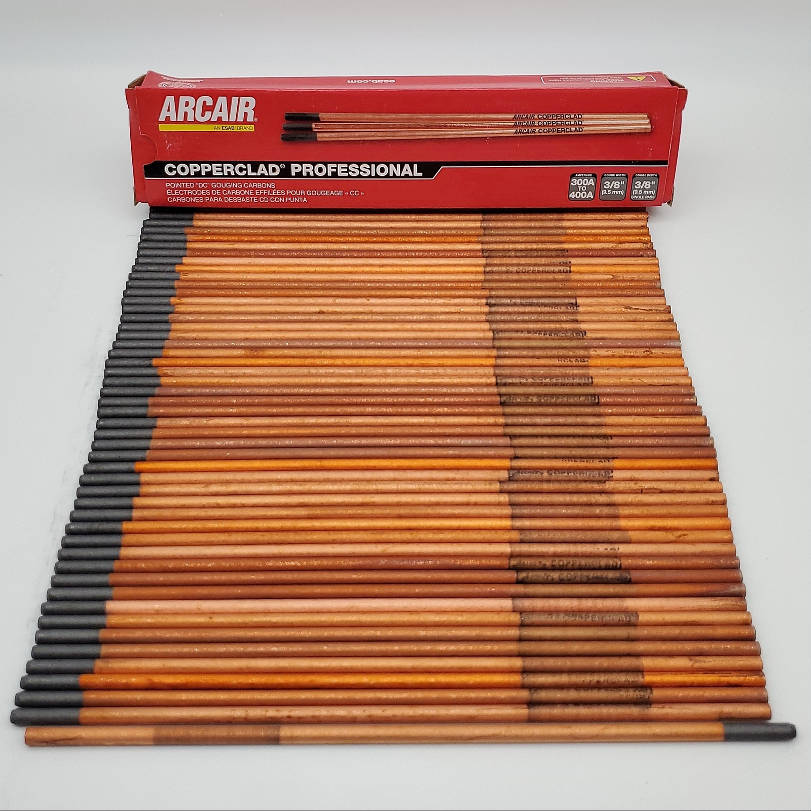 Arcair 1/4″ X12″ Copper Clad Gouging Rods TIG Welders 22043003 Pack of 50