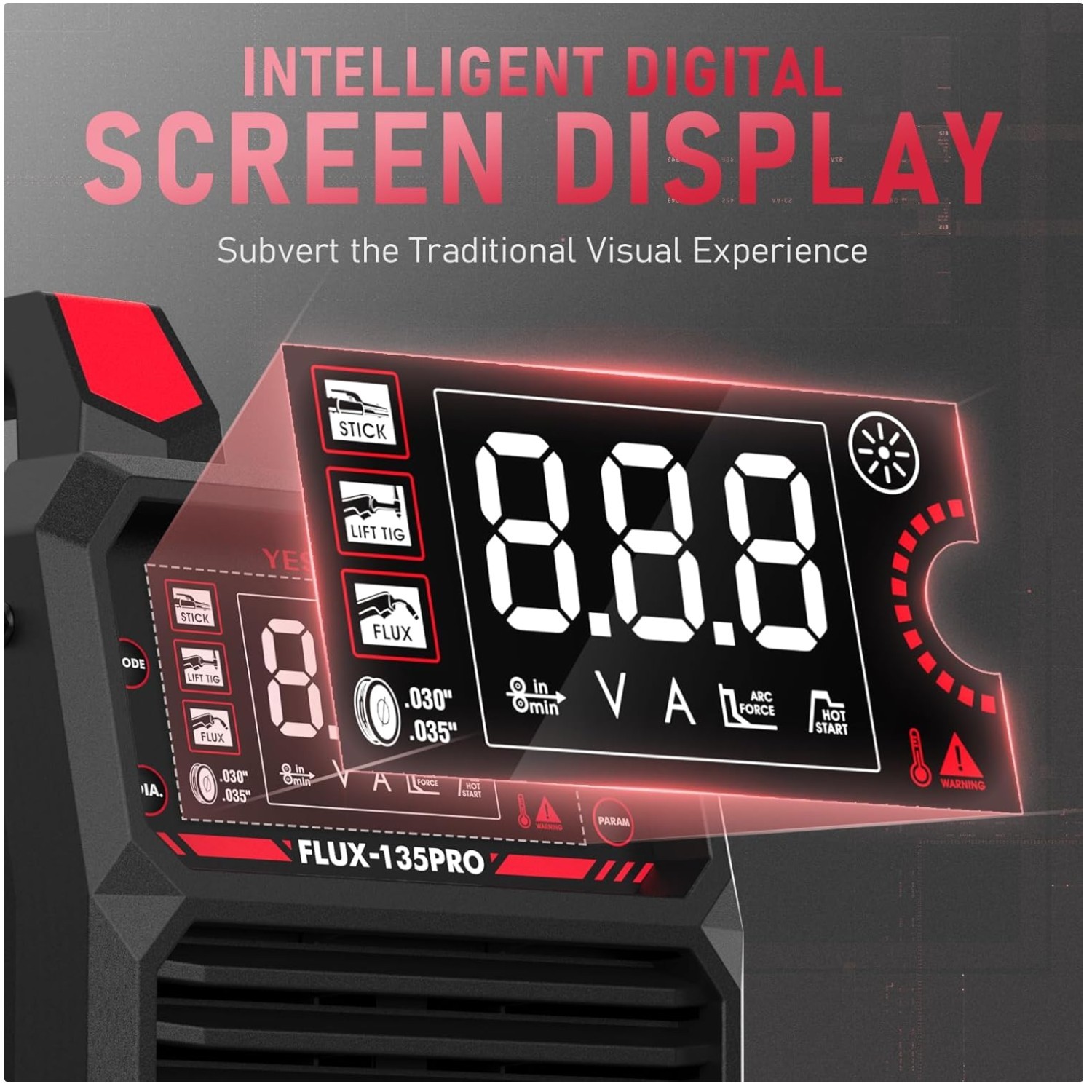 35A MIG Welder with Clear Digital Display