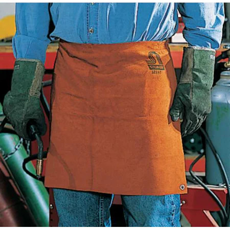 Steiner 12161 Welding Apron, Leather, 3 Oz/Sq Ft, 18 In Length, Brown, Universal