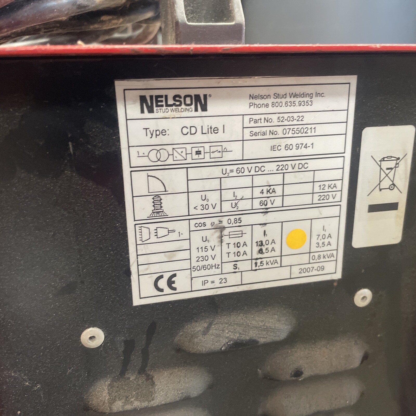 NELSON CD LITE I Stud Welding Machine