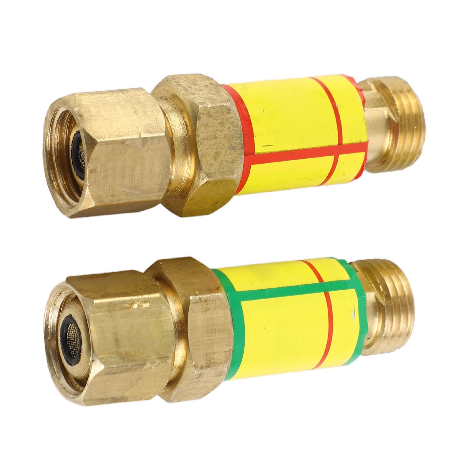 1 Pair Oxygen Acetylene Check Valve Flashback Arrestor (M16*1.5)
