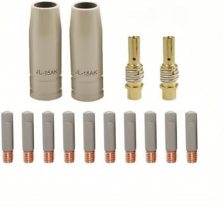 14pcs Mig Welding Nozzle Tips.030″ with Non-Stick Coating; Ceramic Welding Nozz