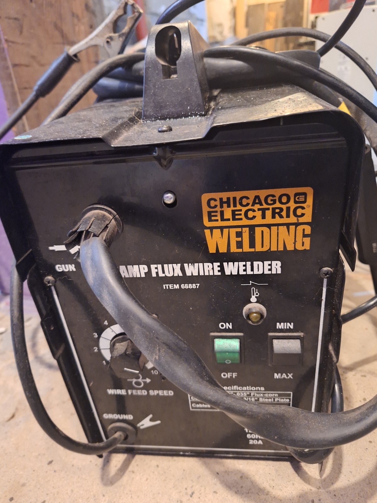 Chicago electric Welding 90 AMP flux Wire Welder