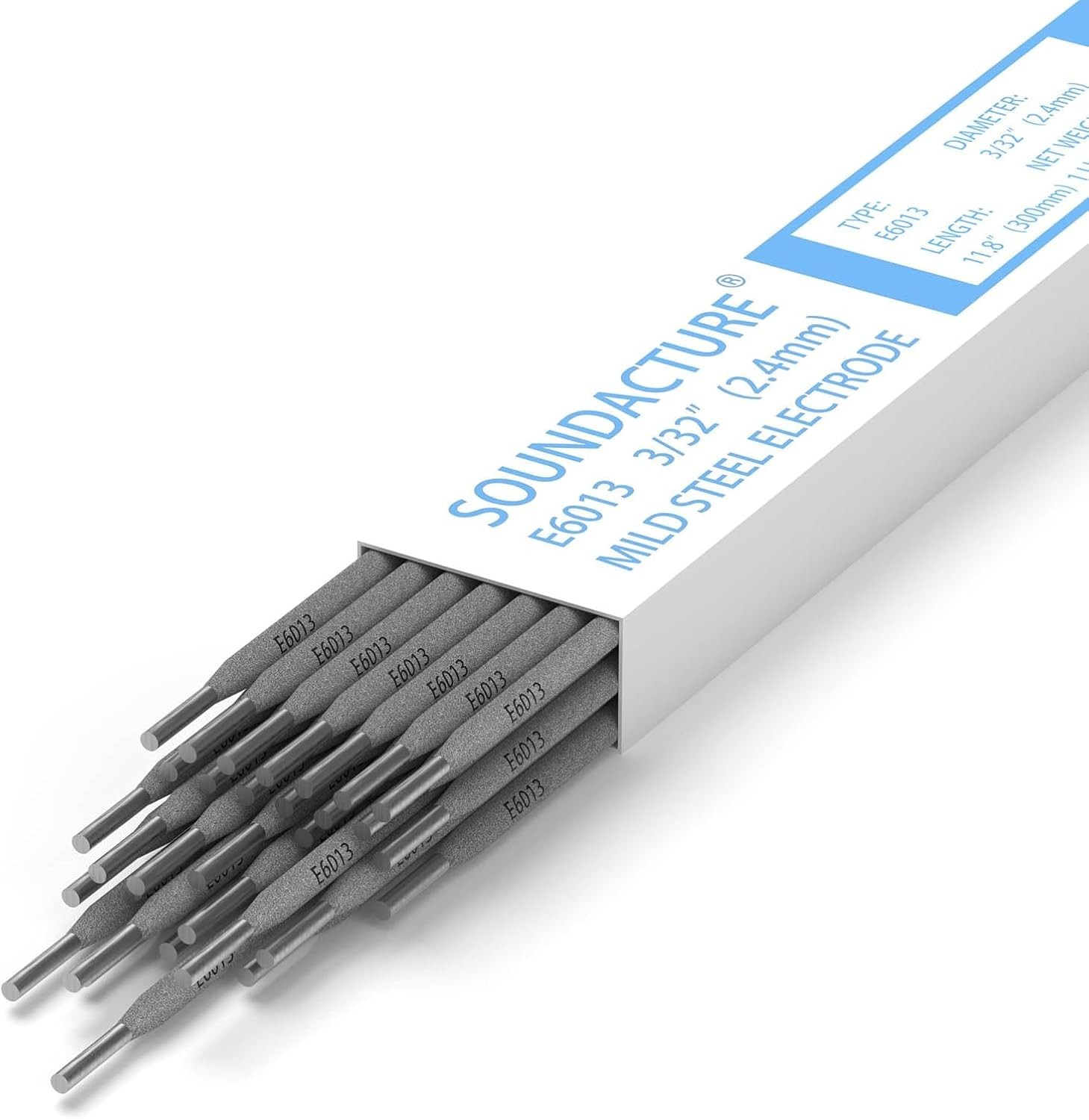 E6013 Welding Rod 3/32″ 1lb Carbon Steel Stick Electrodes for Arc Welding Machin