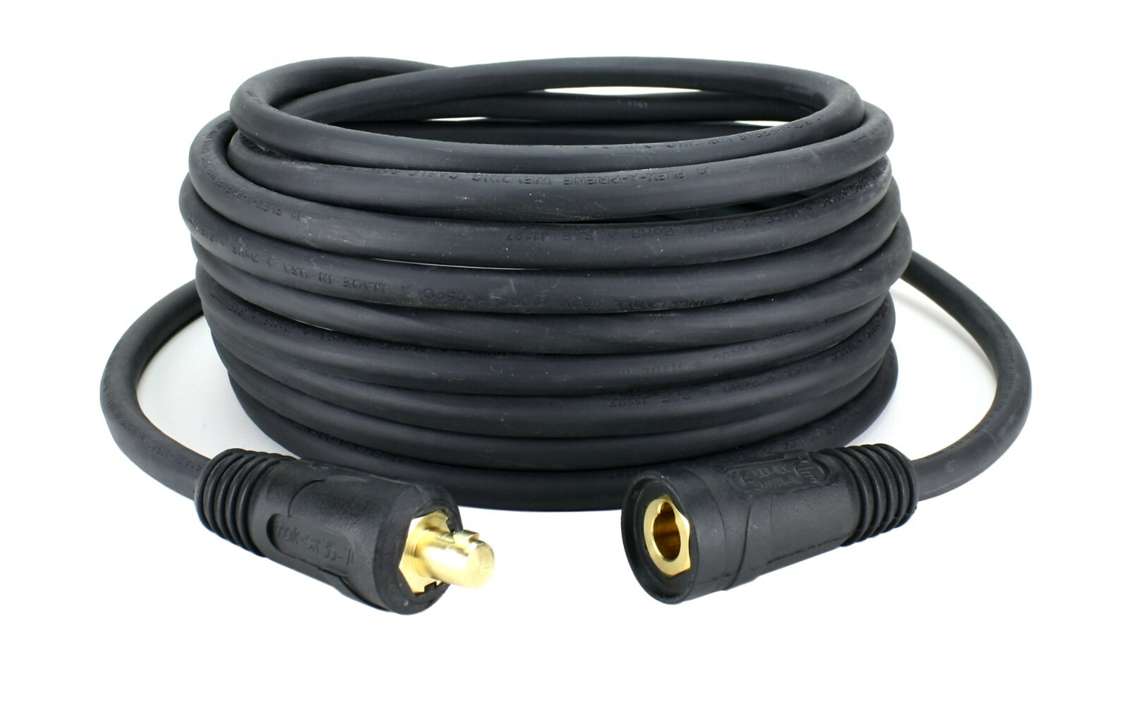 200 Amp Welding Lead Extension – Dinse 35-70 Male/Female Connectors – #2 Cable