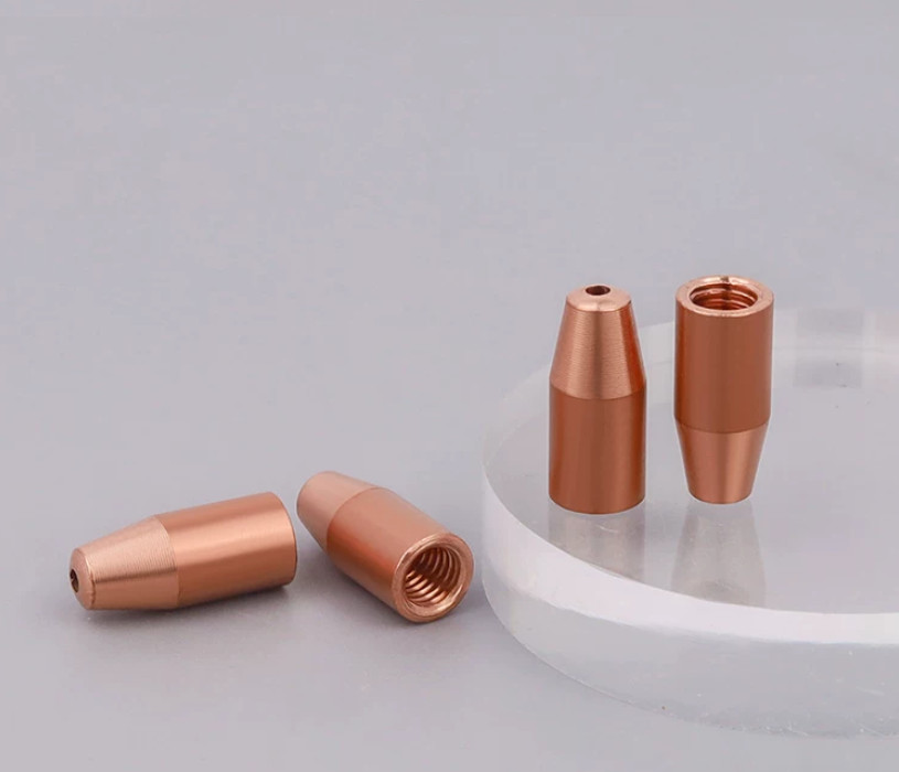 4PCS M5 0.8mm/1.0mm/1.2mm/1.6mm Wire Feeding Nozzle for Laser Welding machine