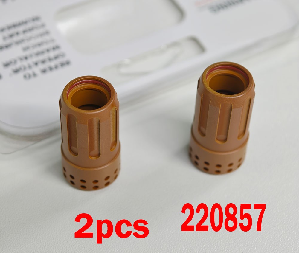 2pcs Plasma Swirl ring 220857 compatible with Powermax 45XP/65/85/105 Torch