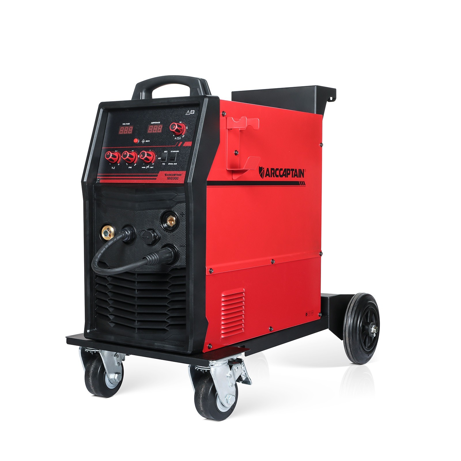 ArcCaptain MIG300 5-in-1 Industrial Welder, 240V, 50Hz/60Hz