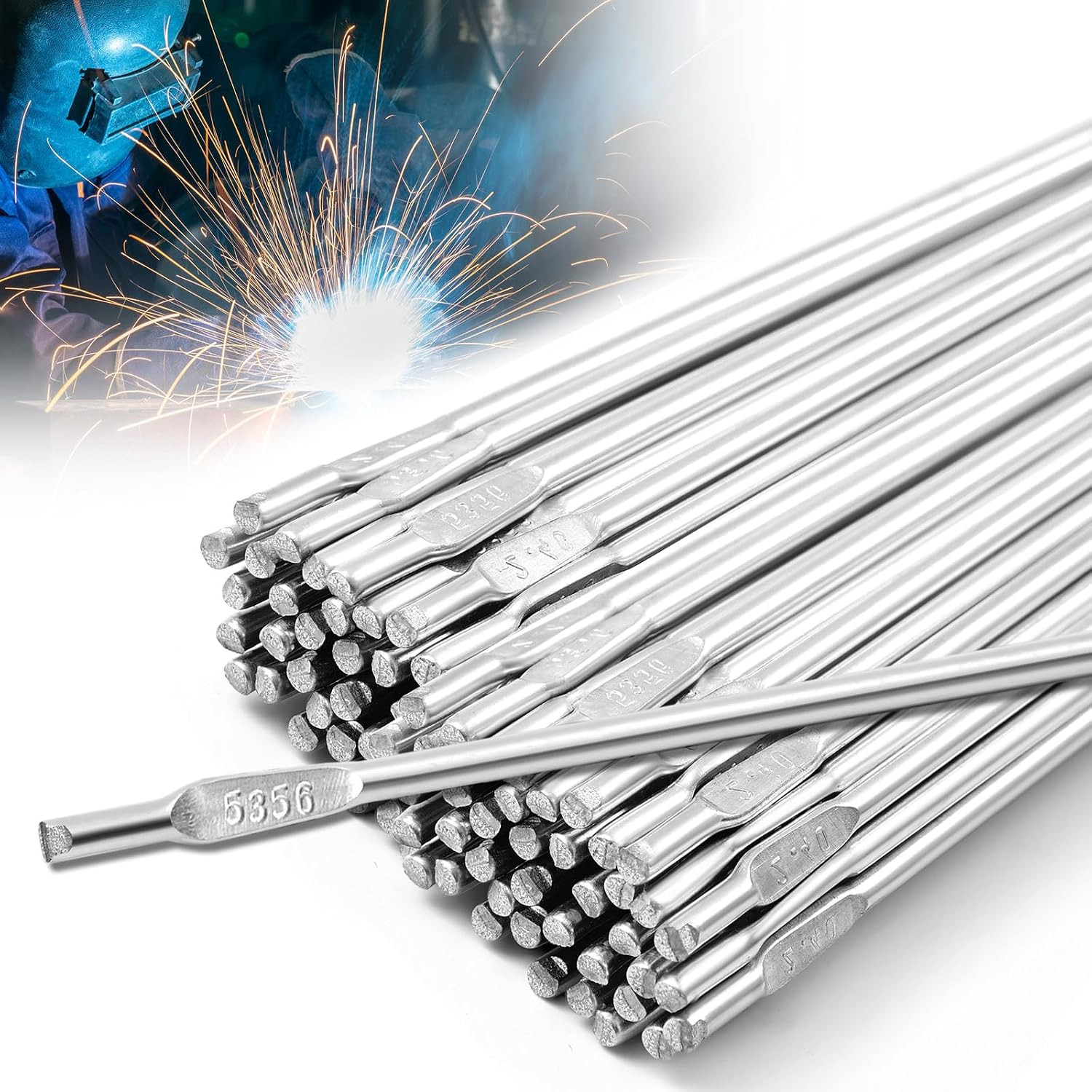 2 Lb Aluminum Tig Welding Rods ER5356 3/32″ X 39″, Aluminum Welding Wire Filler
