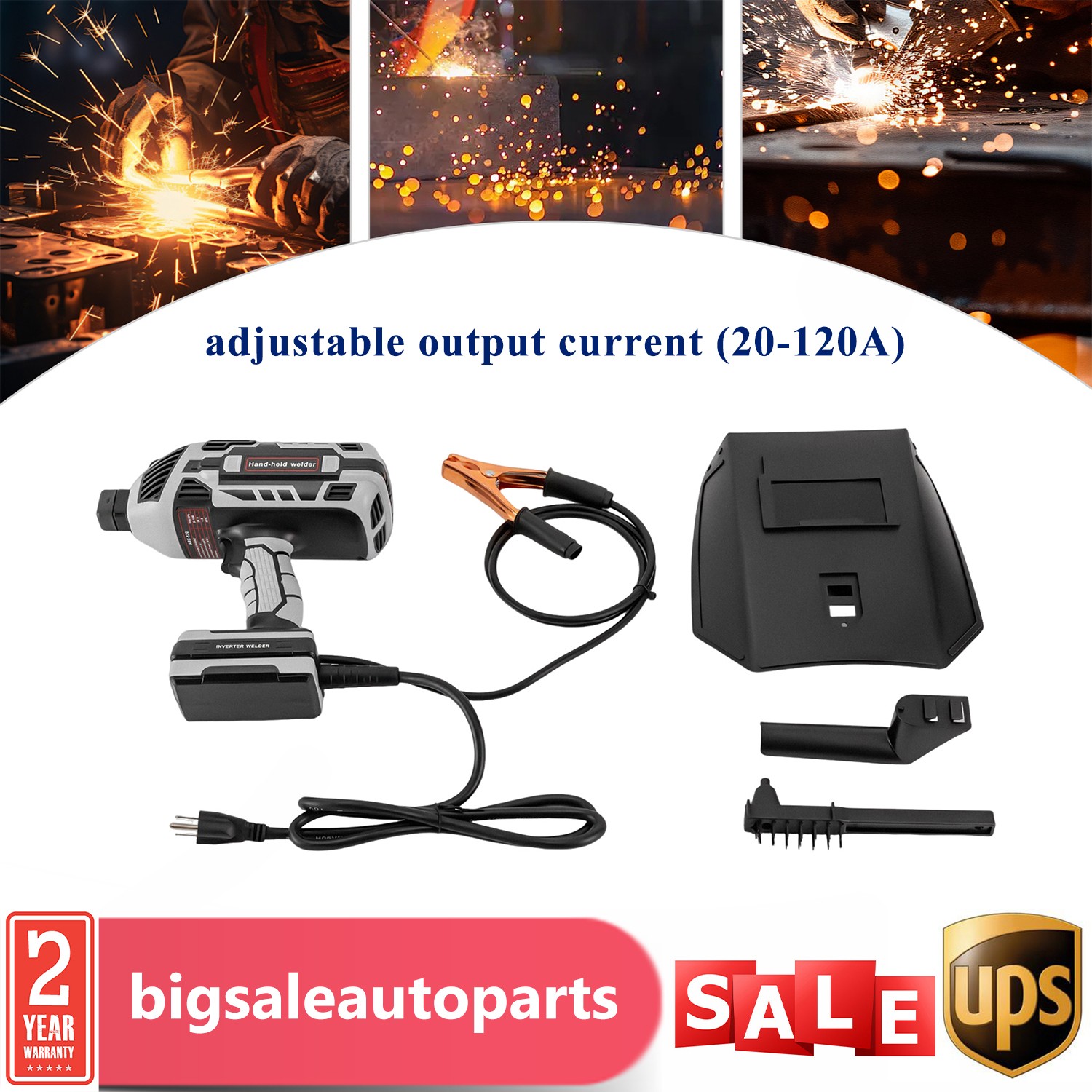 110V Portable Welding Machine Handheld Portable ARC Laser Welder Gun Kit 4600W