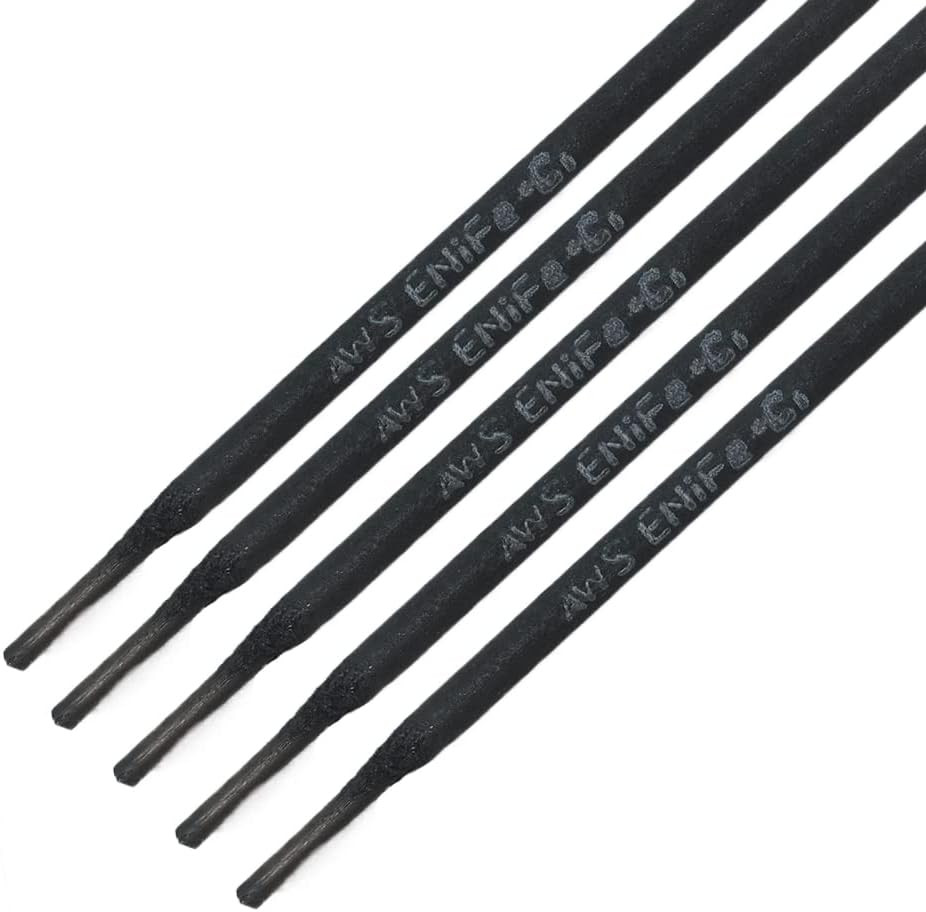 Enife-Ci 5Pcs 55-Percent Nickel Cast Iron Welding Electrode Rods Welding Stick