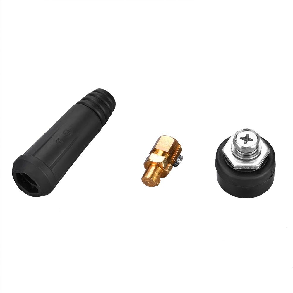 1Pcs DKJ10-25 Black European Style Welding Cable Rapid Connector Quick Fitting