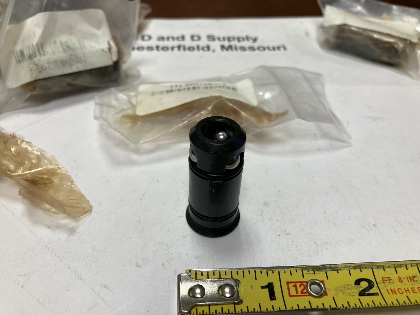 BuildPro T55025, Ball Lock Bolt, 1-1/2 In x 1/2 In x 1/2 in, 30D292