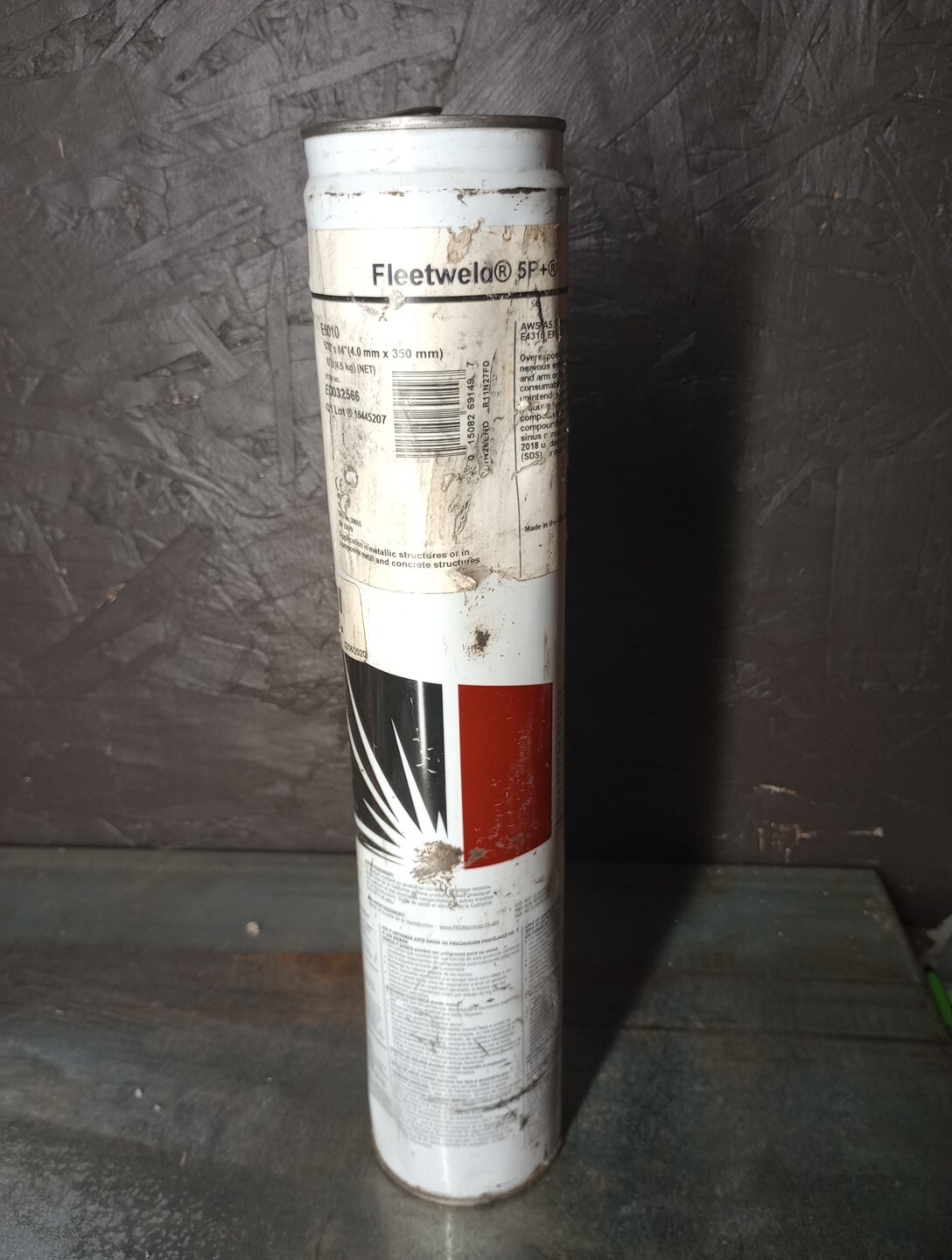 Lincoln Fleetweld 5P+ E6010 5/32″ Mild Steel Stick Electrodes 10 lbs. ED032566