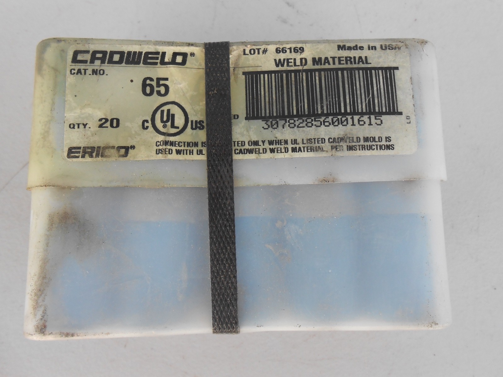 ERICO Cadweld #65 20 Count Welding Material New Old Stock in Factory Package
